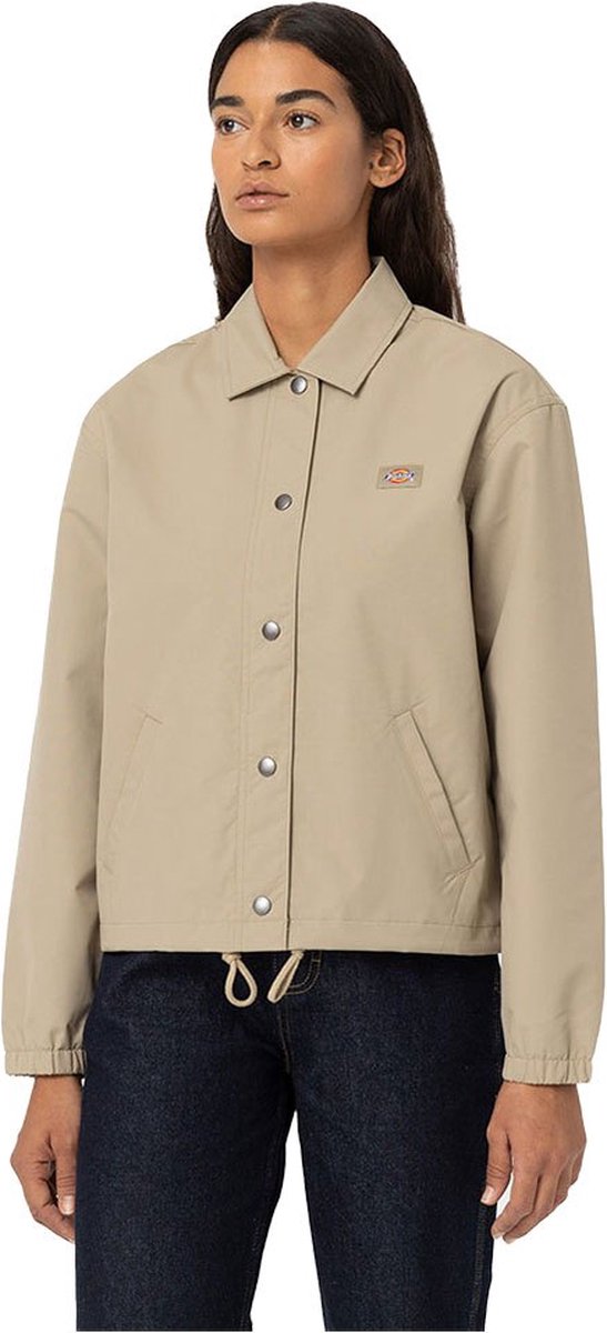 Dickies Oakport Cropped Coach Jas M Vrouw Creme