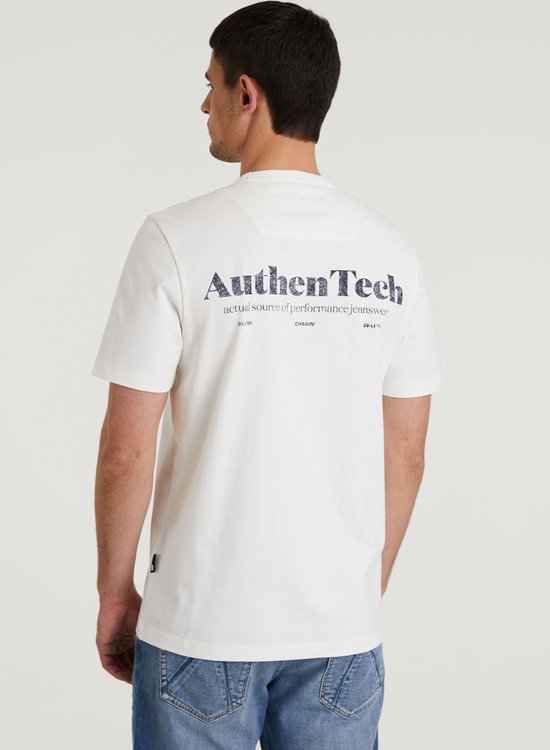 Chasin' T-shirt Eenvoudig T-shirt Autech Off-White Maat L