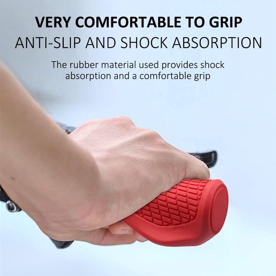 LYCAON Fietshandvatten, antislip, ergonomische stuurgrepen