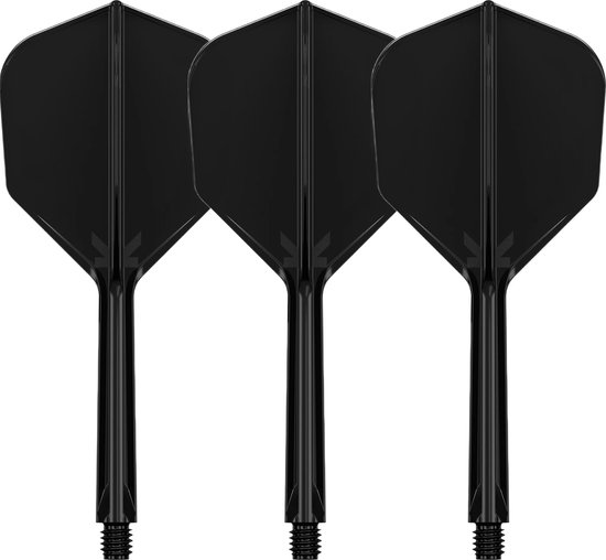 Target K-Flex Black NO6 - Dart Flights - Medium