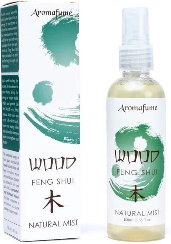 Aromafume - Feng Shui - Spray - Wood - Hout - Luchtverfrisser - Natural Mist - 100ml