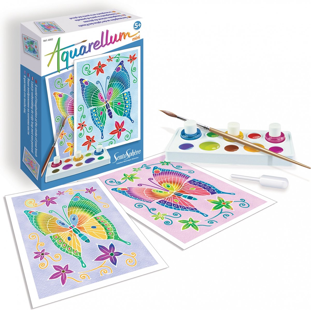 SentoSphère Aquarellum Mini Vlinders