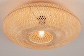 Lumidora Plafondlamp 74515 - Plafonniere - JOAH - E27 - Bruin - Naturel - Riet - ⌀ 50 cm