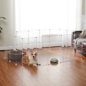 Volda® - Huisdierhek - Hondenhek - Konijnenhok - Binnen En Buiten - Voor Kleine Huisdieren - Makkelijk In Elkaar Te Zetten