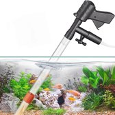 Aquarium Grind Cleaner Kit Nieuwe Quick Fish Tank Cleaner met Vacuüm Sifon | Waterwisselaar Reinigingspomp met Luchtdruk Knop Aquarium reiniger