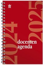 Ryam - Docenten Agenda - 2024-2025 - Rood - A5 - Spiraal - 1 Week op 2 pagina's