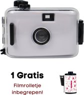 SolidGoods - Wergwerpcamera - Analoge Camera - Disposable Camera - Kindercamera - Filmrol - Vlogcamera - Wit
