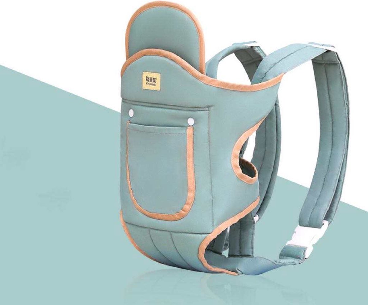 Babydrager Groen - Draagzak Rugzak Katoen voor pasgeboren tot peuters ,Baby carrier, ergonomic baby carrier - Kinderkraft baby carrie