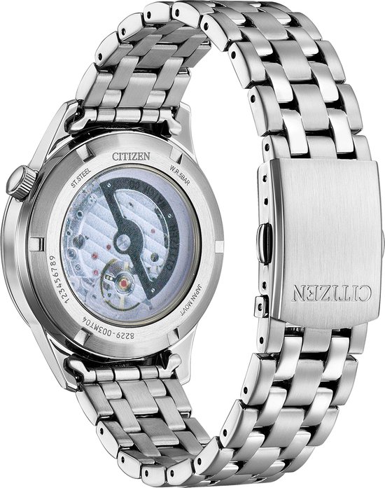 Citizen NH9131-73L Horloge - Staal - Zilverkleurig - Ø 40 mm