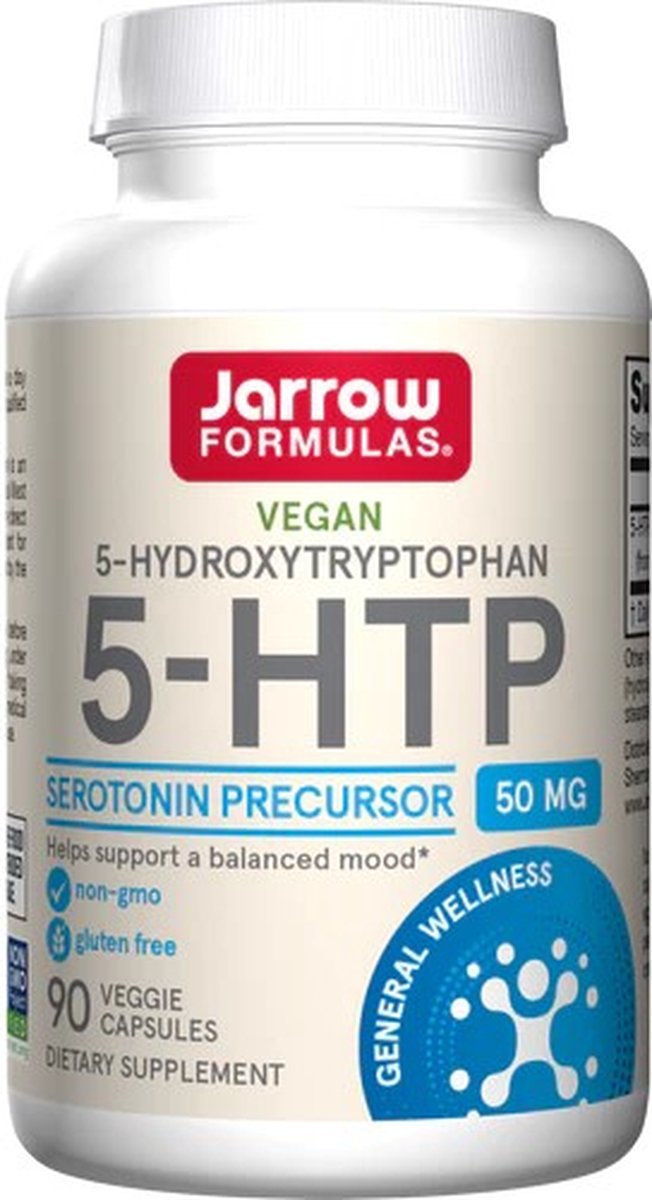 Goedkoopste 5-HTP 50mg 90 capsules - 5-hydroxytryptofaan | Jarrow Formulas