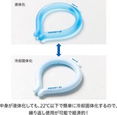 Zamst Ice Ring Nekkoeler Blauw; Uw Duurzame en Comfortabele Alternatief voor een Nekventilator - Biedt tot een Uur Verkoeling - Ervaar een Aangename Temperatuur van 18°C"