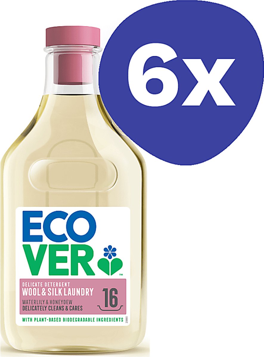 Goedkoopste Ecover Delicate (22 wasbeurten) (6x 1L