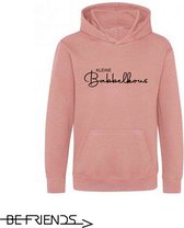 Be Friends Hoodie - Kleine babbelkous - Kinderen - Roos - Maat 1-2 jaar