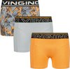 Vingino Boxer B-241-4 Leaf 3 pack Jongens Onderbroek - Soda Orange - Maat XXL