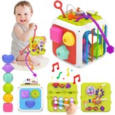 Cube d'activités 7 en 1 - Jouets Montessori - Jouets 1 an - Jouets 2 ans - Jouets Bébé