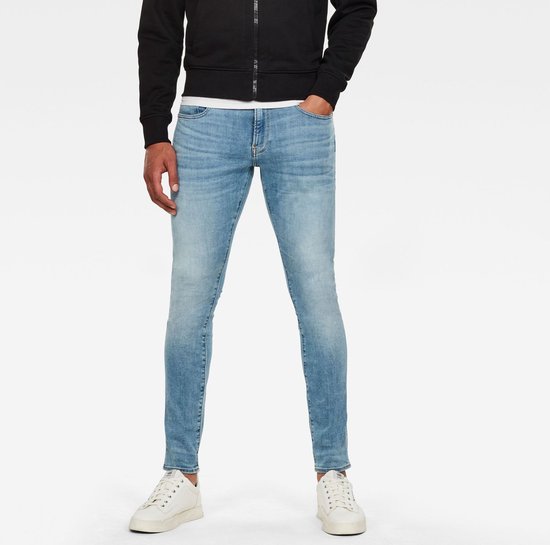 G-Star Raw Jeans heren Revend Skinny , Zwart , 34W / 34L
