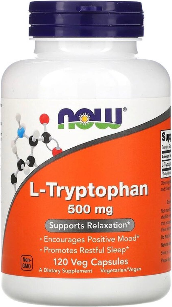 Goedkoopste L-Tryptophan 500 mg-120 veggie caps
