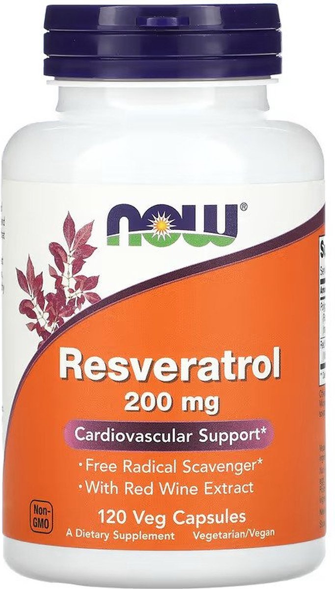 Goedkoopste Natural Resveratrol 200mg-120 veggie caps