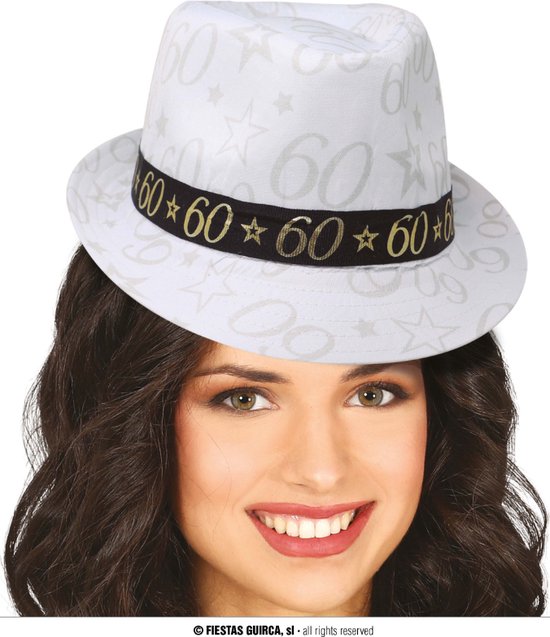 Fiestas Guirca - Gangster hoed 60 jaar met sterren
