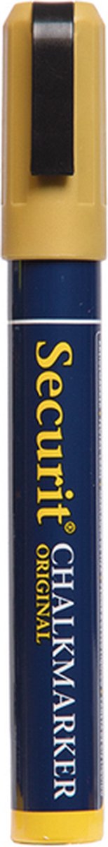 Securit® Original krijtstift met afgeschuinde punt in goud
