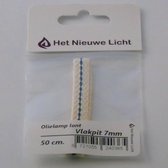 Het Nieuwe Licht ® - olielamp lont - 7mm vlakpit - voor petroleum lamp