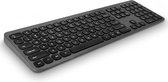 Plaine Ergonomisch Toetsenbord - Draadloos Toetsenbord - Toetsenbord zonder Kabel - 2.4GHz & USB - Zwart/Antraciet