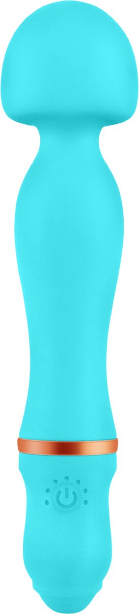 Goedkoopste Cupitoys® Wand vibrator - 24cm - Blauw - 7 standen - Vibrators voor vrouwen en mannen - Sex toys voor vrouwen en mannen