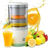 Bol.com JuiceEase - sinaasappelpers elektrisch - citruspers electrisch - sinaasappelpers automatisch - sinaasappelpers - draadlo... aanbieding