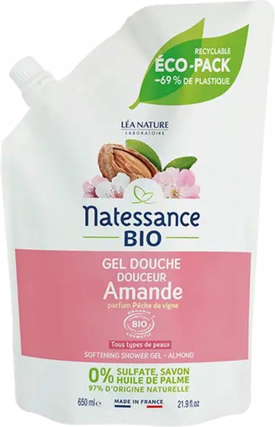 Natessance Biologische Douchegel met Amandel