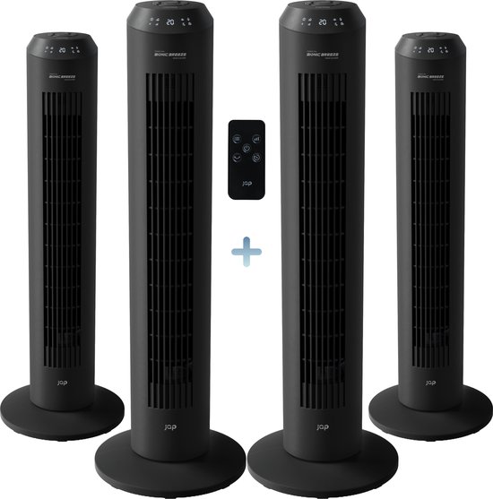 JAP Appliances Vancouver – Torenventilator -Afstandsbediening en Timer – 4 Stuks