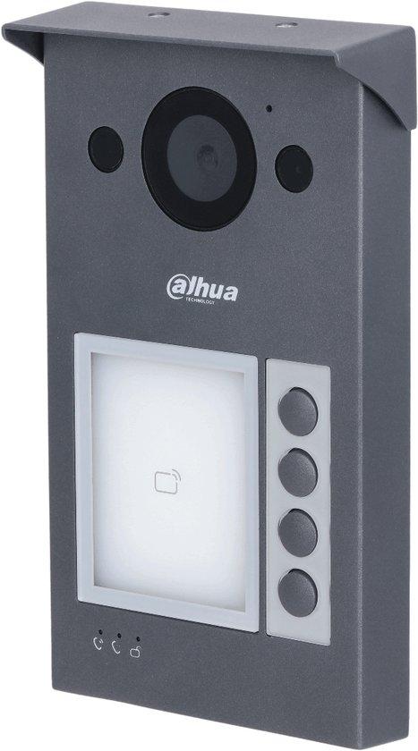 Dahua VTO3311Q-WP IP video intercom 1,2 en 4-knop buiten station ...