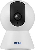 Huisdiercamera Nachtvisie - Indoor Camera Draadloos - Camera - Voor binnen - 5MP met 64GB MicroSD Kaart - Autotracking - WIT