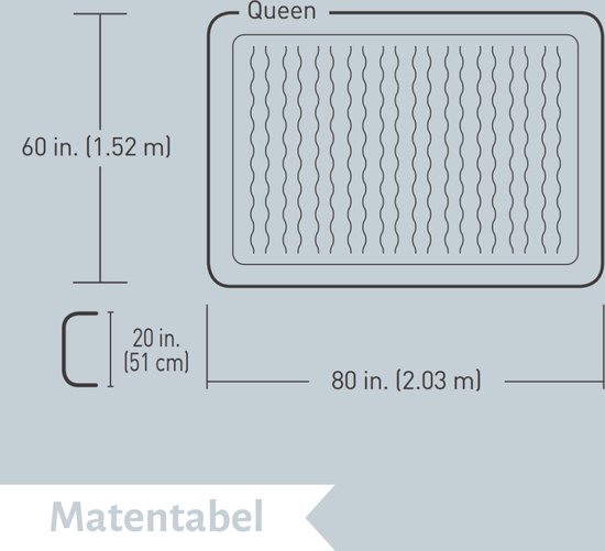 Bestway luchtbed - 2-Persoons - 152 x 203 x 51 cm - Blauw - Inclusief pomp - Reparatieset van Bestway — afbeelding 4
