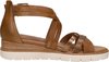 Tamaris Sandalen Plat Sandalen Plat - cognac - Maat 41