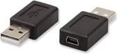 1 pièce - Adaptateur USB A mâle vers mini USB femelle