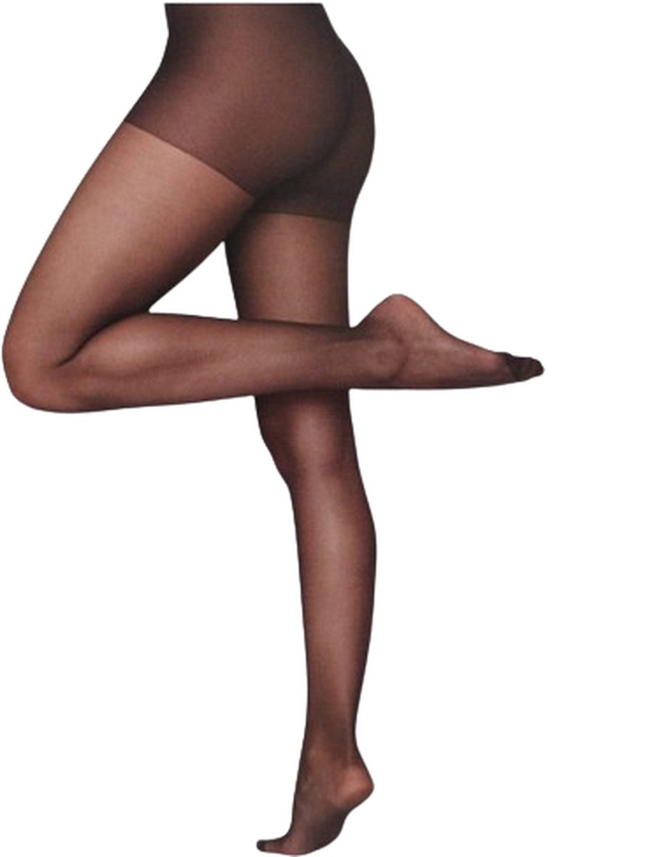 Platino anti ladder 15 den panty maat 42/44 zwart