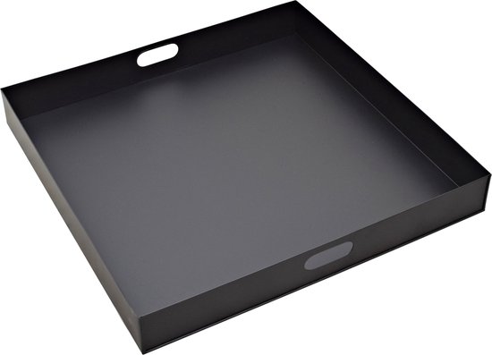 LOFT42 Tray Metalen Dienblad – Zwart – 60 x 60 cm