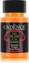 Cadence Glow in the Dark Textielverf 50 ml Oranje