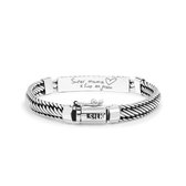 SILK Jewellery - Zilveren Armband - Weave - 747.20 - Maat 20,0