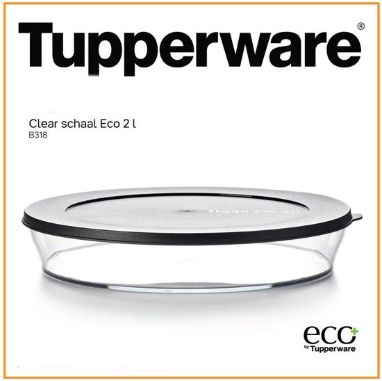 tupperware clear schaal eco 2L