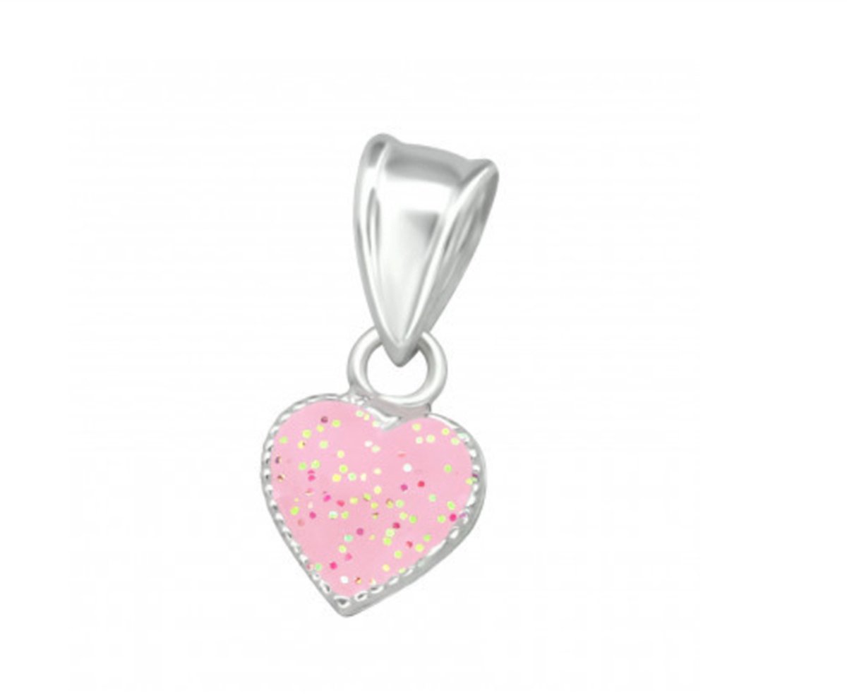 Hanger - Hartje - Zilver - Bedel