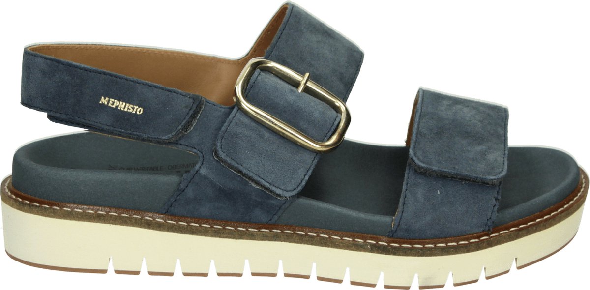 mephisto BELONA VELCALF PREMIUM Sandalen met hakDames Sandalen Blauw