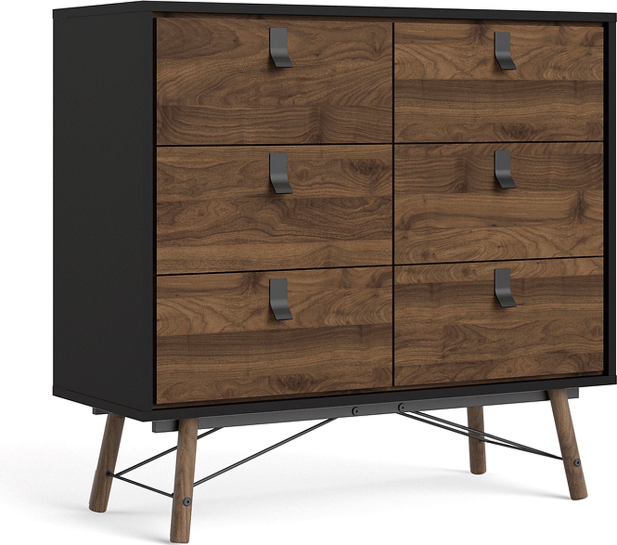Giga Living Ladekast Ry - Zwart - 100x40x95cm