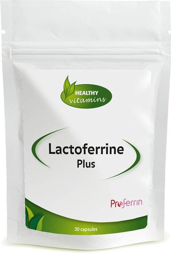 Lactoferrine Plus | 30 capsules | 100 mg | Vitaminesperpost.nl