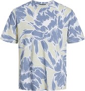 Jack & Jones T-shirt Jprblapalma Aop Ss Tee Crew Neck Sn 12253552 Green Tint Mannen Maat - XXL