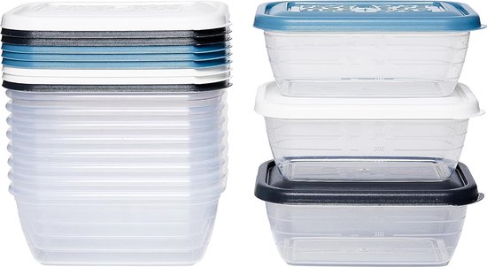 MiraHome Schüttdose für Müsli 1L 5er Set Weiß – Vorratsdosen