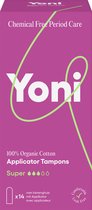 Yoni Tampons - Super - met inbrenghuls - 100% Biologisch Katoen - 14 stuks