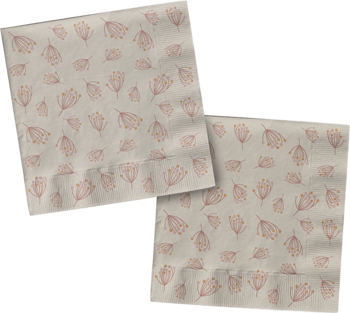Folat - Servetten blooming baby girl - 20 stuks