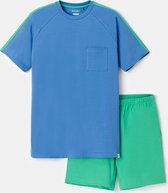 Woody - Jongens/Heren Pyjama - Blauw - XXL