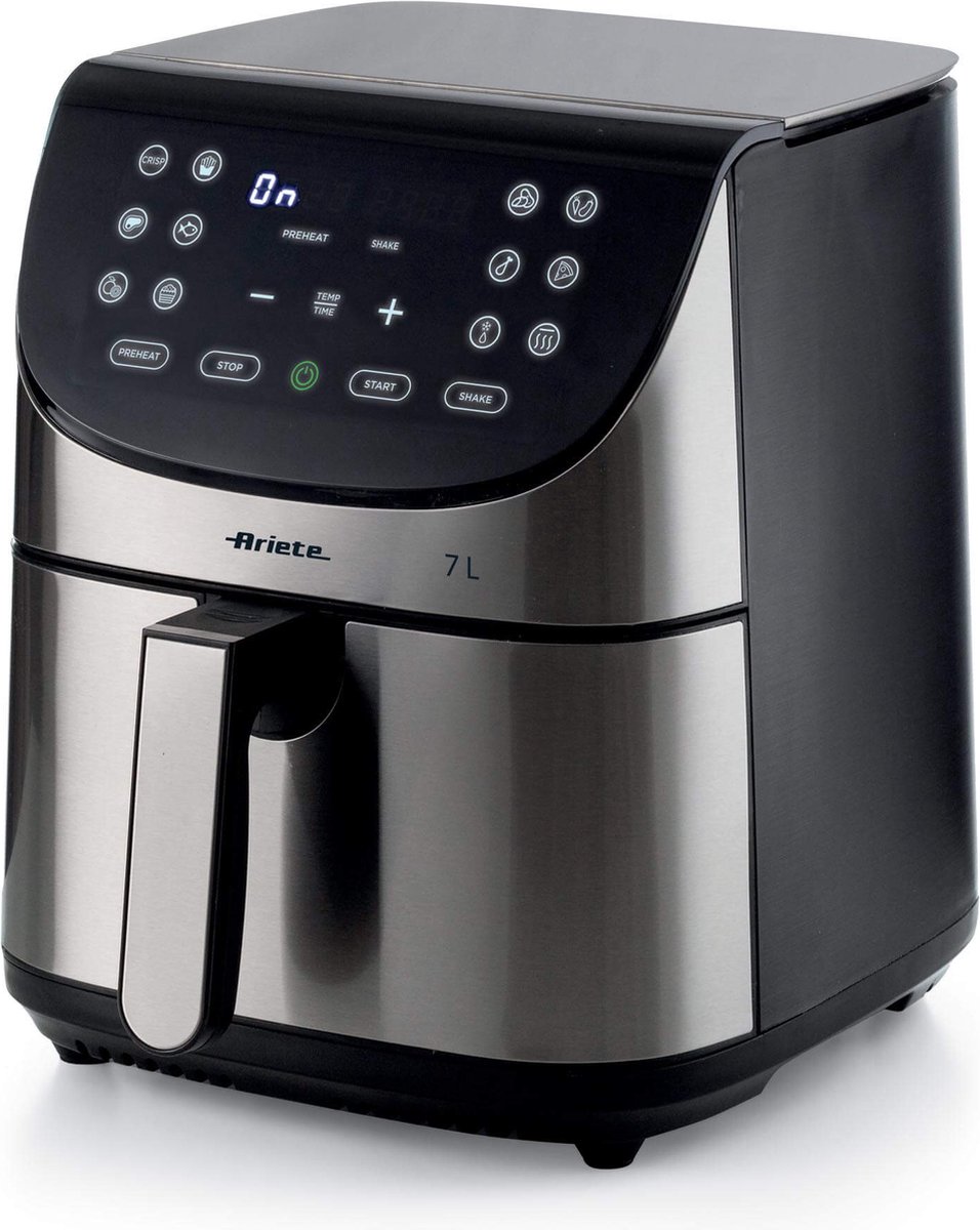 Ariete 4628/00 Enkel 7 l Vrijstaand 1800 W Heteluchtfriteuse Roestvrijstaal